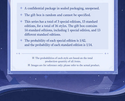 Genshin Impact Moonlit Ballad of The Night Series Badge Blind Box Blind Box Details