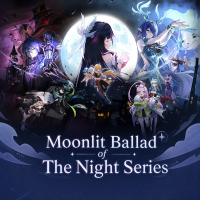 Genshin Impact Moonlit Ballad of The Night Series Badge Blind Box Character Lineup