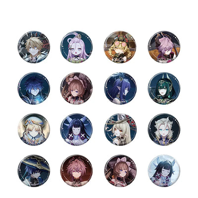 Genshin Impact Moonlit Ballad of The Night Series Badge Blind Box