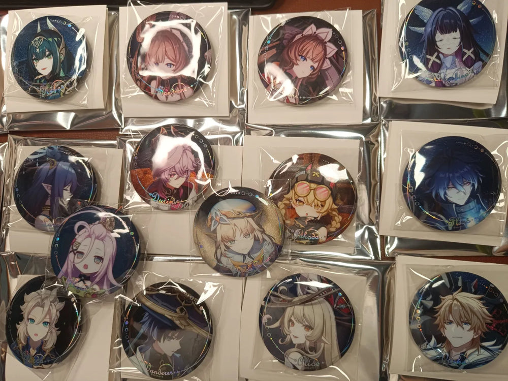 Genshin Impact Mondballade der Nacht Anstecknadel Blind Box