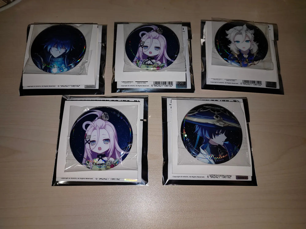 Genshin Impact Mondballade der Nacht Anstecknadel Blind Box