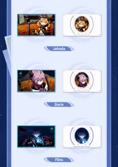 Genshin Impact Moonlit Ballad of The Night Series Collectible Card Character Collection