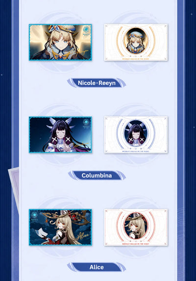 Genshin Impact Moonlit Ballad of The Night Series Collectible Card Special Edition