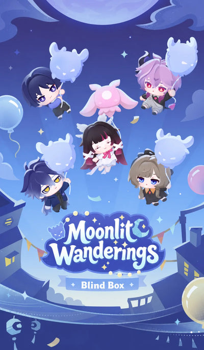 Genshin Impact Moonlit Wanderings Series Chibi Charm Blind Box cover