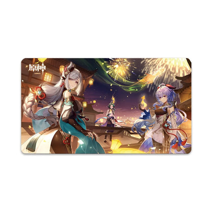 Genshin Impact Oni Royale event themed anime desk mouse pad gaming mat