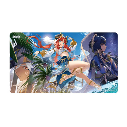 Genshin Impact Resonant Melody festival themed desk mouse pad anime gaming mat