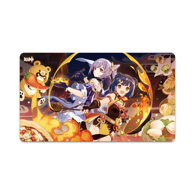 Genshin Impact Summertime Fantasia event themed anime desk mouse pad gaming mat