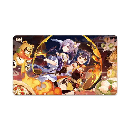 Genshin Impact Summertime Fantasia event themed anime desk mouse pad gaming mat