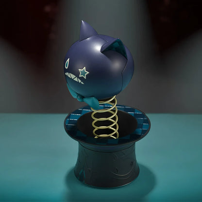 Genshin Impact Lynette cat bobblehead spring detail metal coil structure