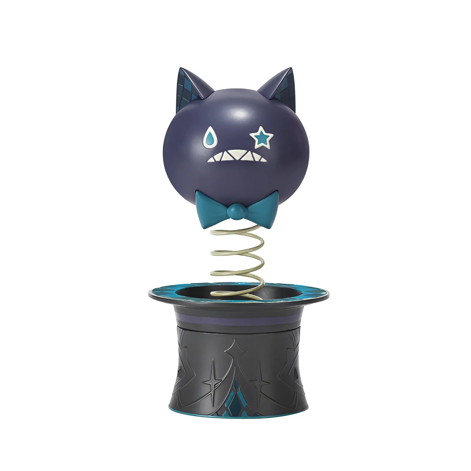 Genshin Impact Lynette cat jack in the box bobblehead isolated white background