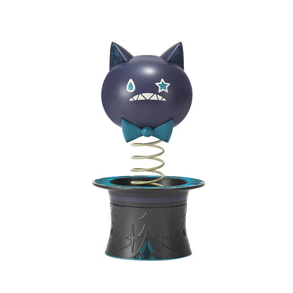 Genshin Impact Lynette cat jack in the box bobblehead isolated white background