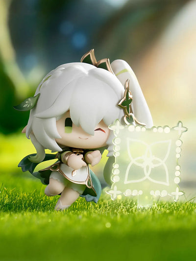 Genshin Impact Nahida Battlefield Heroes blind box chibi figure with elegant Sumeru themed details