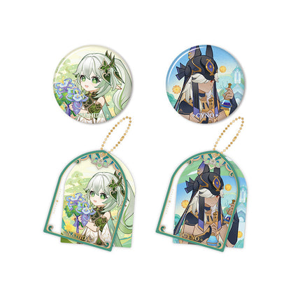 Genshin Impact Nahida Cyno badge acrylic charm collection