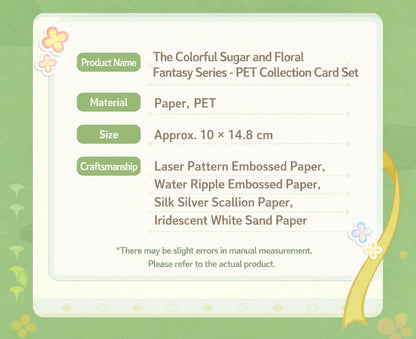 Genshin Nahida and Paimon floral fantasy themed illustration with candy inspired pastel collectible styling