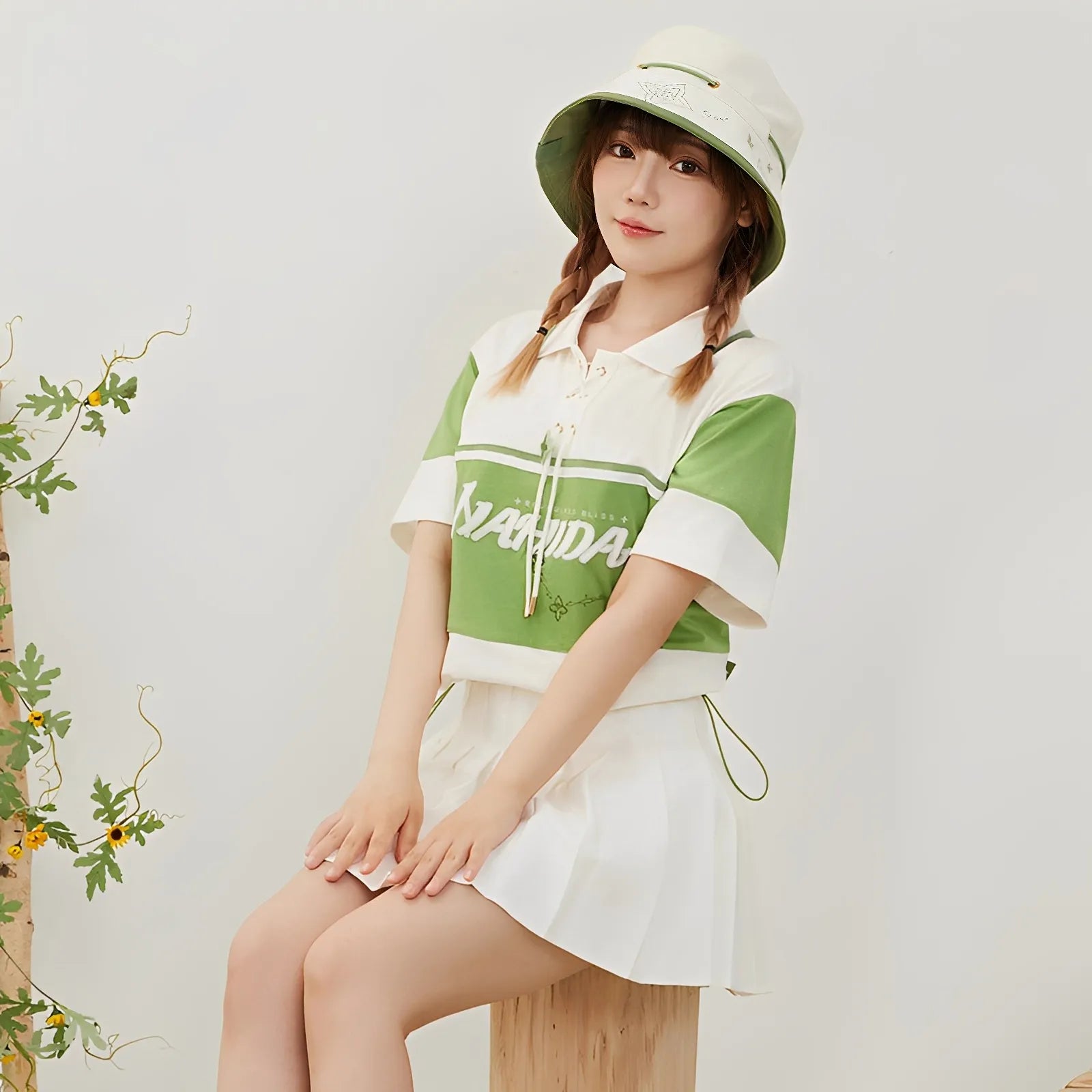 Nahida polo shirt front design