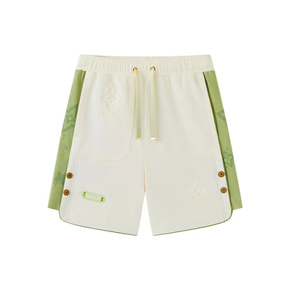 Nahida green white shorts design