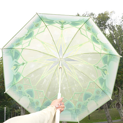 Genshin Impact Nahida umbrella outdoor use display with model holding umbrella