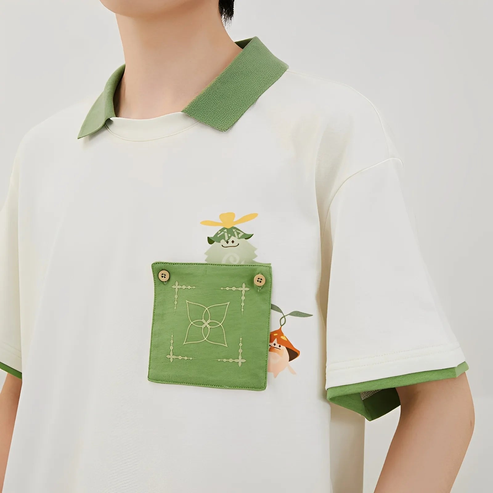 Nahida themed T-shirt back design