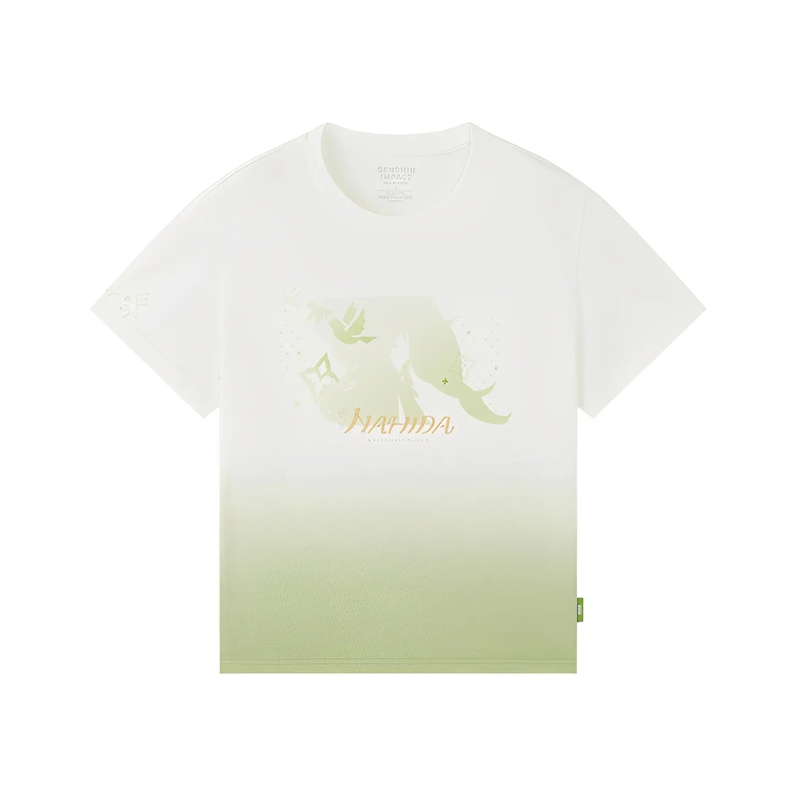 Nahida themed T-shirt collection display