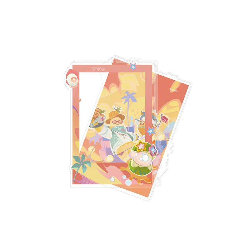 Genshin Impact Natlan Acrylic Display Frame with themed regional design