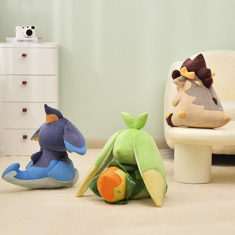 Genshin Natlan Baby Saurian plush toys back view detail photo