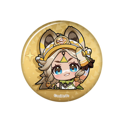 Genshin Impact Kachina chibi emoji badge Natlan series glossy character pin
