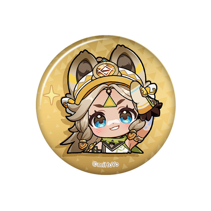 Genshin Impact Kachina chibi emoji badge Natlan series glossy character pin