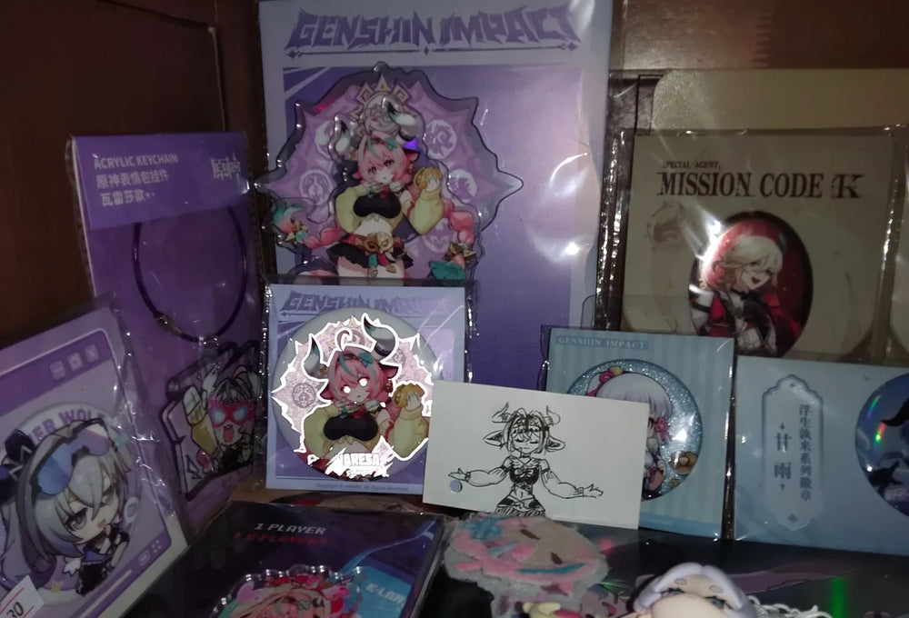 Colección de Acrílicos de Personajes Natlan de Genshin Impact
