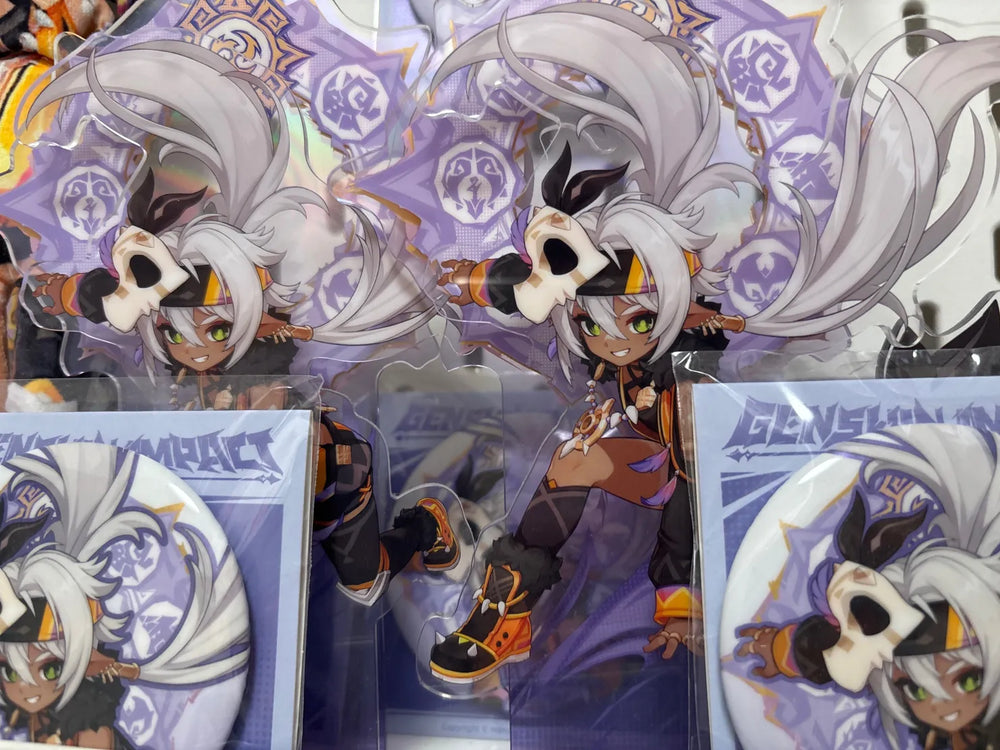 Colección de Acrílicos de Personajes Natlan de Genshin Impact