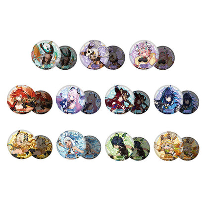Genshin Natlan Series character badge collection featuring Mualani Kinich Mavuika Citlali Ifa and more