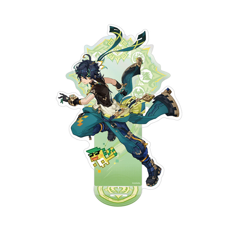 Kinich acrylic standee from Genshin Impact Natlan Series featuring dynamic character pose and acrylic display design
