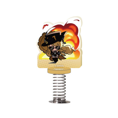 genshin impact navia q version emoji bobble standee front view