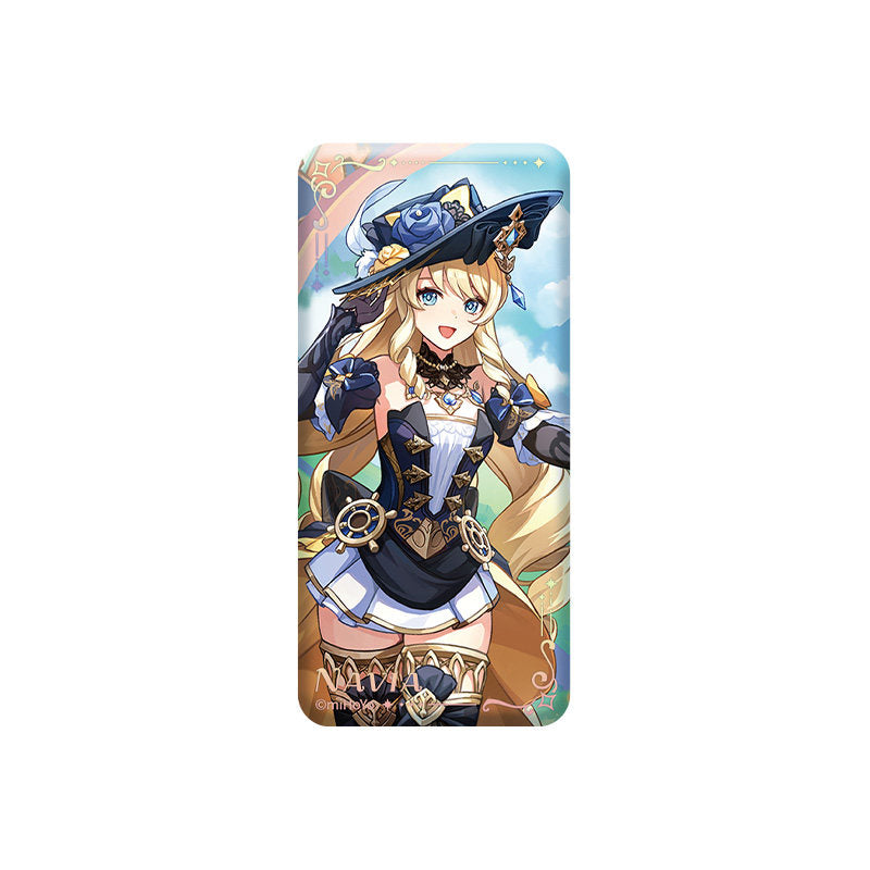 Genshin Impact Navia square badge theme series collectible pin