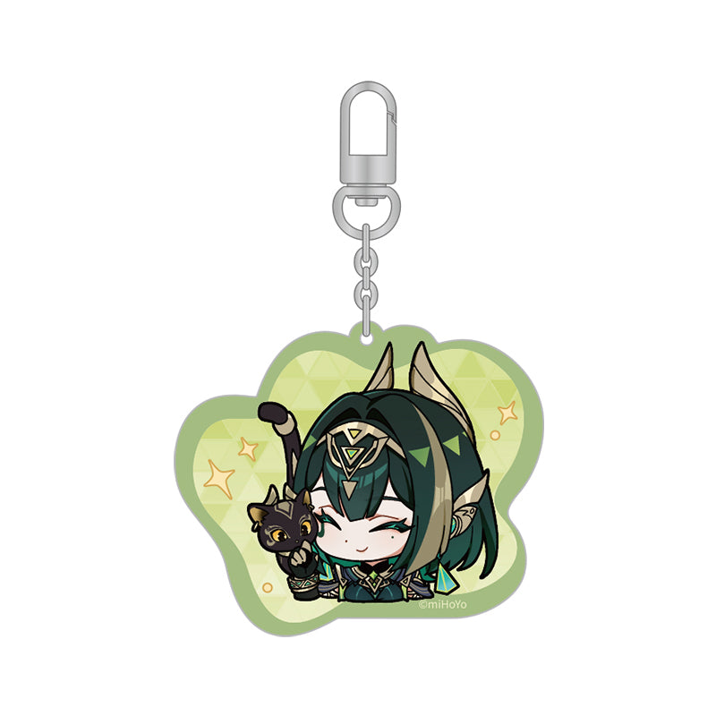 Genshin Nefer Q Version Expression Series acrylic keychain official merchandise chibi character charm