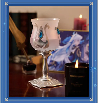 Genshin Impact Neuvillette goblet gift box displayed as a collectible themed decoration