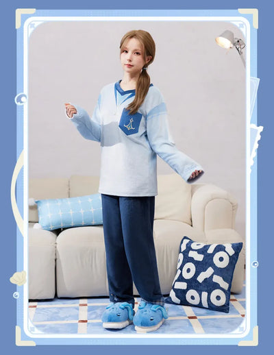 Genshin Impact Neuvillette Home Loungewear Fabric Details