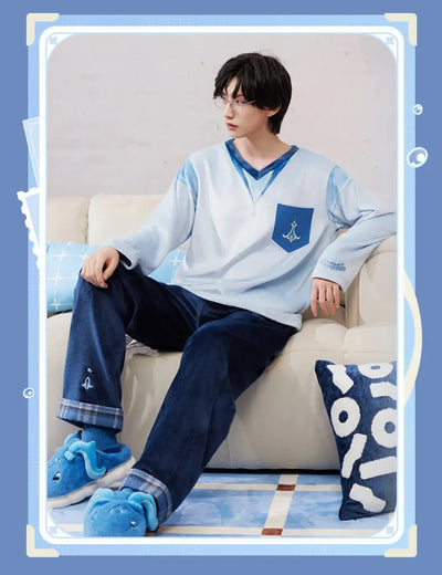 Genshin Impact Neuvillette Home Loungewear Female Model