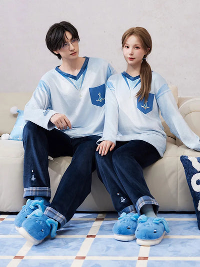Genshin Impact Neuvillette Themed Impression Series Home Loungewear Set