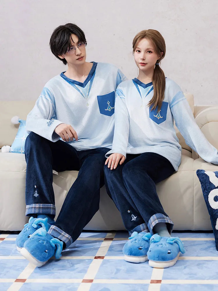 Genshin Impact Neuvillette Themed Impression Series Home Loungewear Set