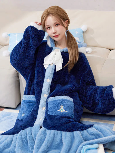 Genshin Impact Neuvillette Themed Impression Series Robe hood and matching eye mask