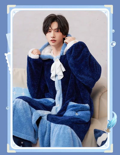 Genshin Impact Neuvillette Themed Impression Series Robe plush fabric detail