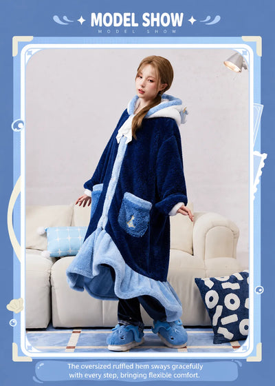 Genshin Impact Neuvillette Themed Impression Series Robe oversized wave hem detail