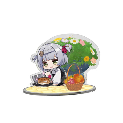 Genshin Impact Noelle Dreamland Scene chibi acrylic stand featuring Noelle with themed background scene collectible display