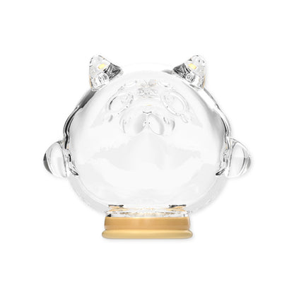 Genshin Impact Ocean Series Puffy Beast glass storage jar with transparent animal-shaped design