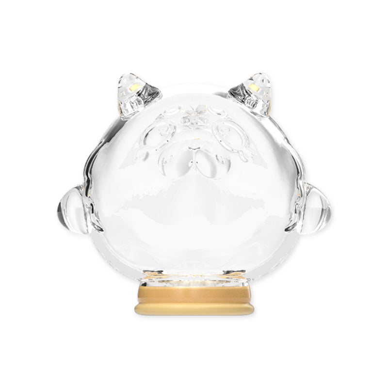 Genshin Impact Ocean Series Puffy Beast glass storage jar with transparent animal-shaped design