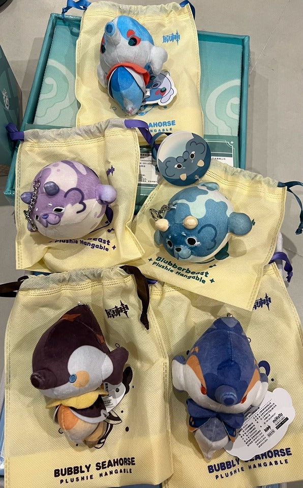 Genshin Impact Serie Océano Llavero de Peluche Caballito de Mar