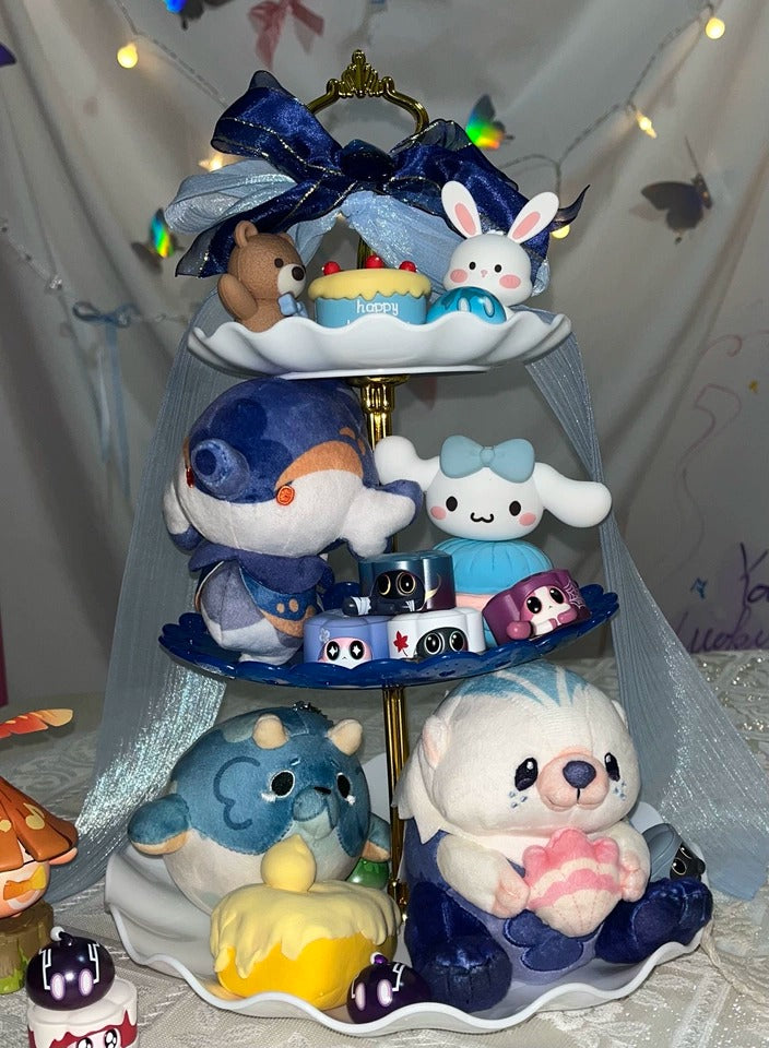Genshin Impact Serie Océano Llavero de Peluche Caballito de Mar