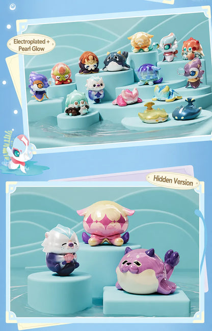 Genshin Impact Ocean Series standard full collection mini figures display setup