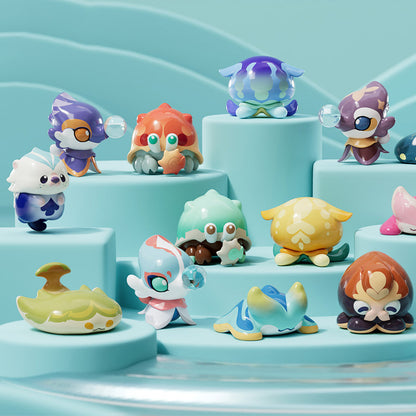 Genshin Impact Ocean Series standard version strange creatures mini figure collection display