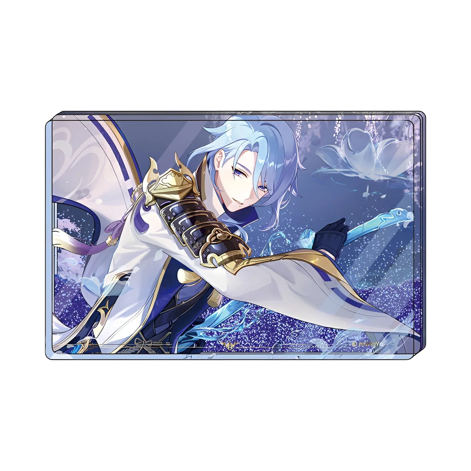 Genshin Impact Kamisato Ayato acrylic shaker from Offline Event Series glitter liquid display